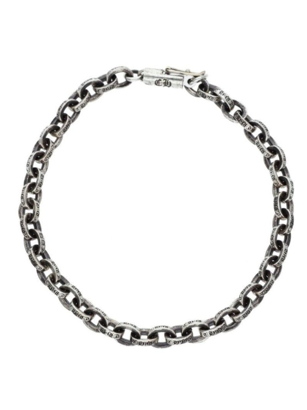 Chrome Hearts Paper Chain Silver Bracelet